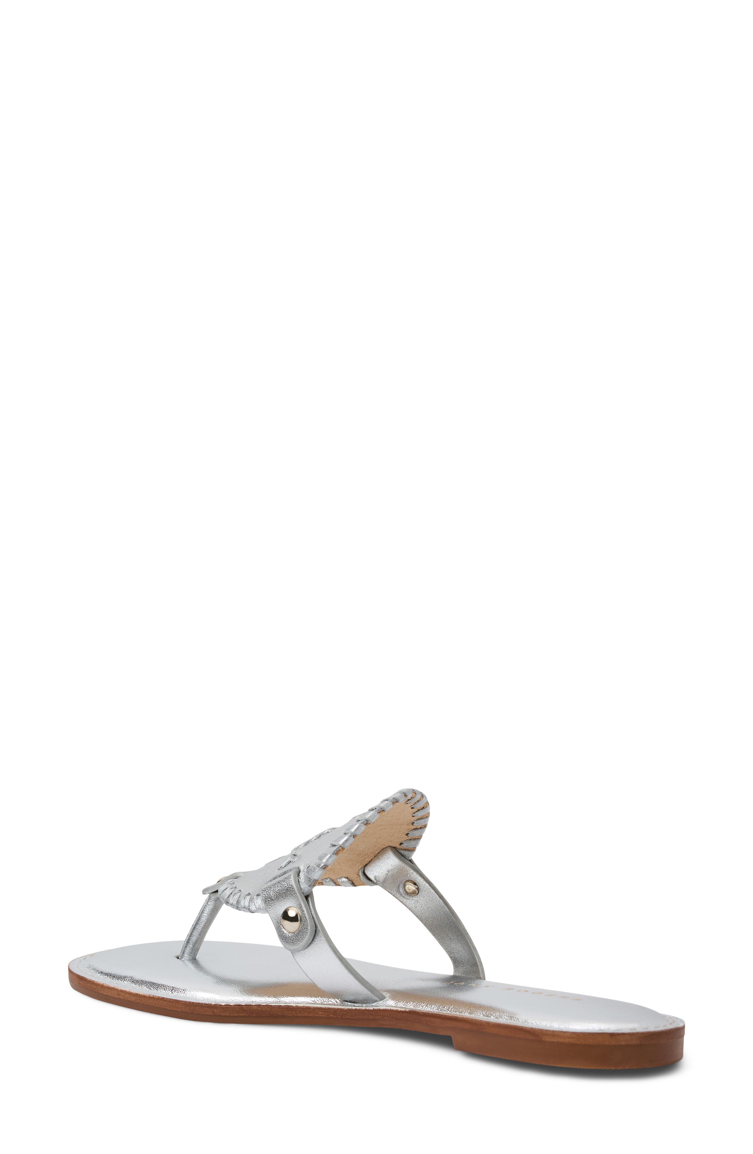 Jack Rogers Collins Sandal, Alternate, color, Silver