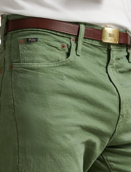 Polo Ralph Lauren Men's Varick Slim Straight Stretch Jeans In Green