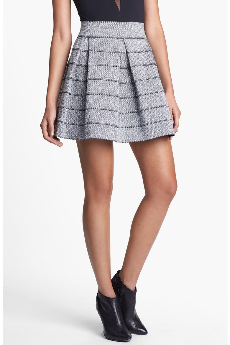 Metallic Pleated Skirt, Main, color, METALLIC GOLD