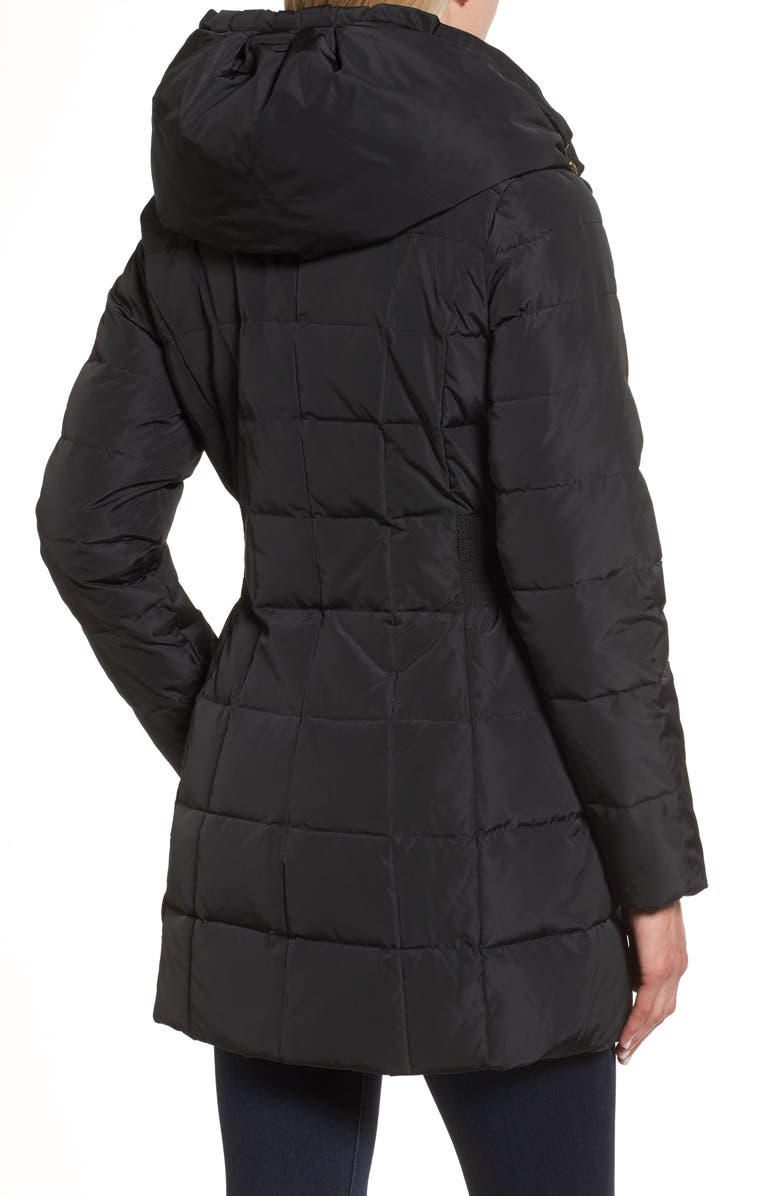 Cole Haan Hooded Down & Feather Jacket