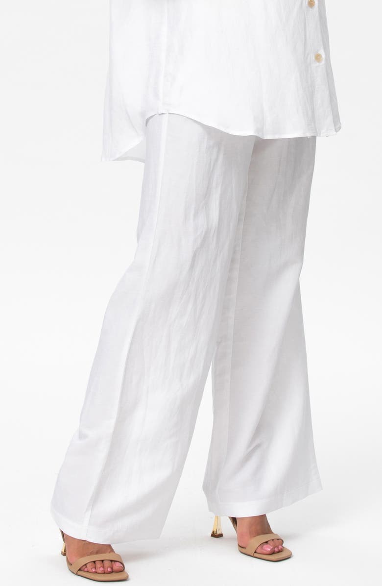 PIETRO BRUNELLI MATERNITY Over the Bump Drawstring Pants, Alternate, color, 