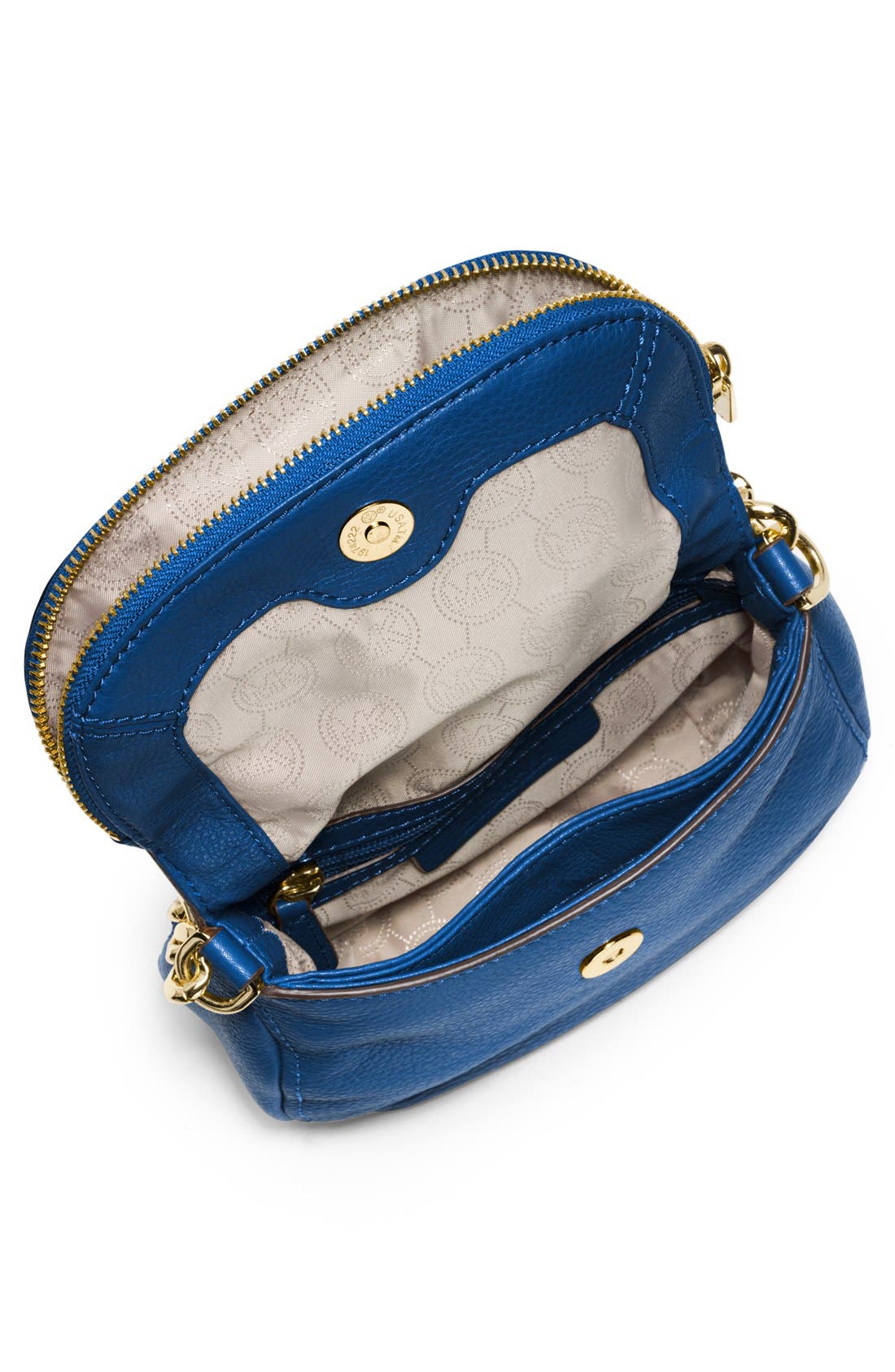 'Bedford' Leather Crossbody, Alternate, color, SAPPHIRE