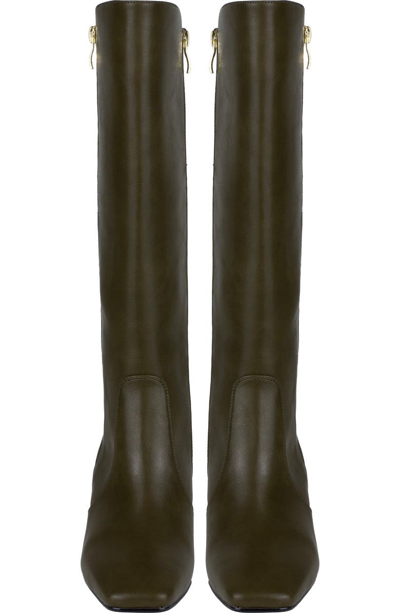 NINETY UNION Morgan Tall Wedge Boot, Alternate, color, Olive