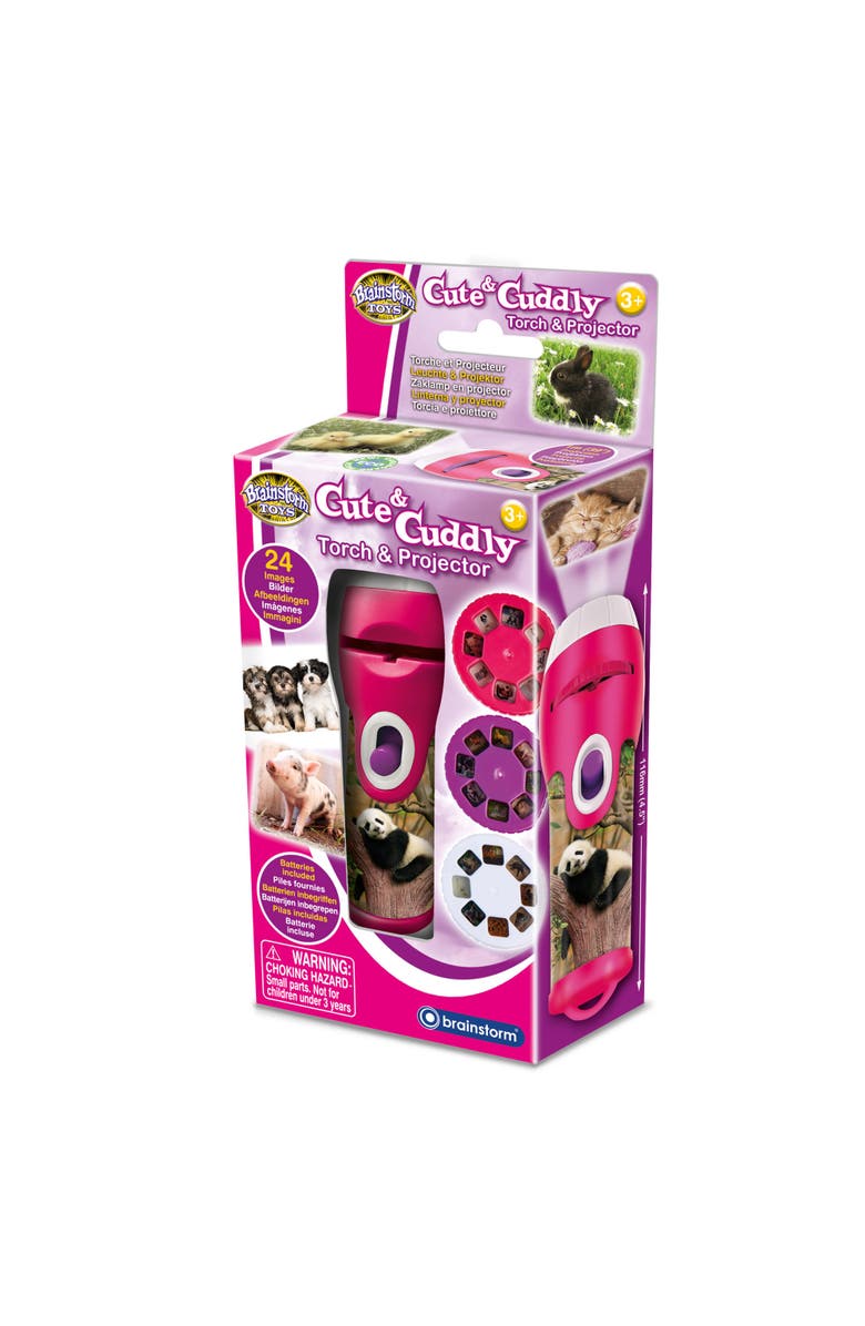 Brainstorm Toys Cute and Cuddly Torch and Projector, Main, color, Multicolored
