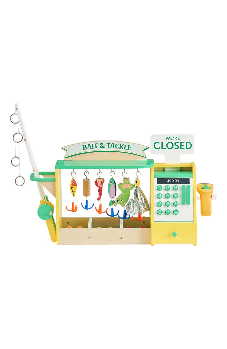 Teamson Kids My Little Helper Fishing Shop & Accessories Playset, Alternate, color, Multi Color