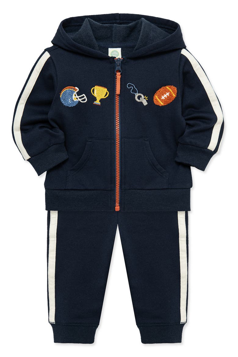 Kids' Football 2-Piece Hoodie Set, Alternate, color, BLUE