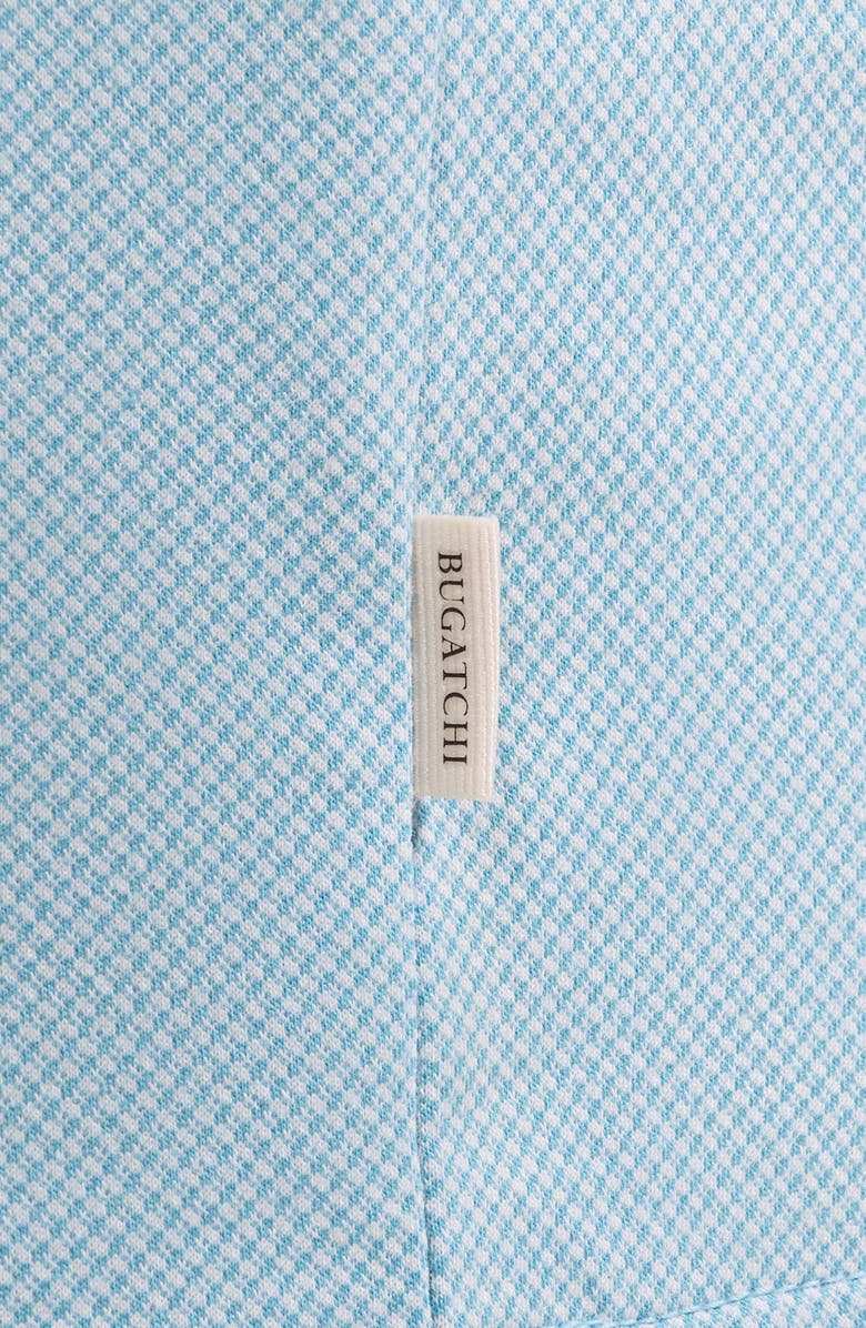 Bugatchi Crewneck Pima Cotton T-Shirt, Alternate, color, Teal