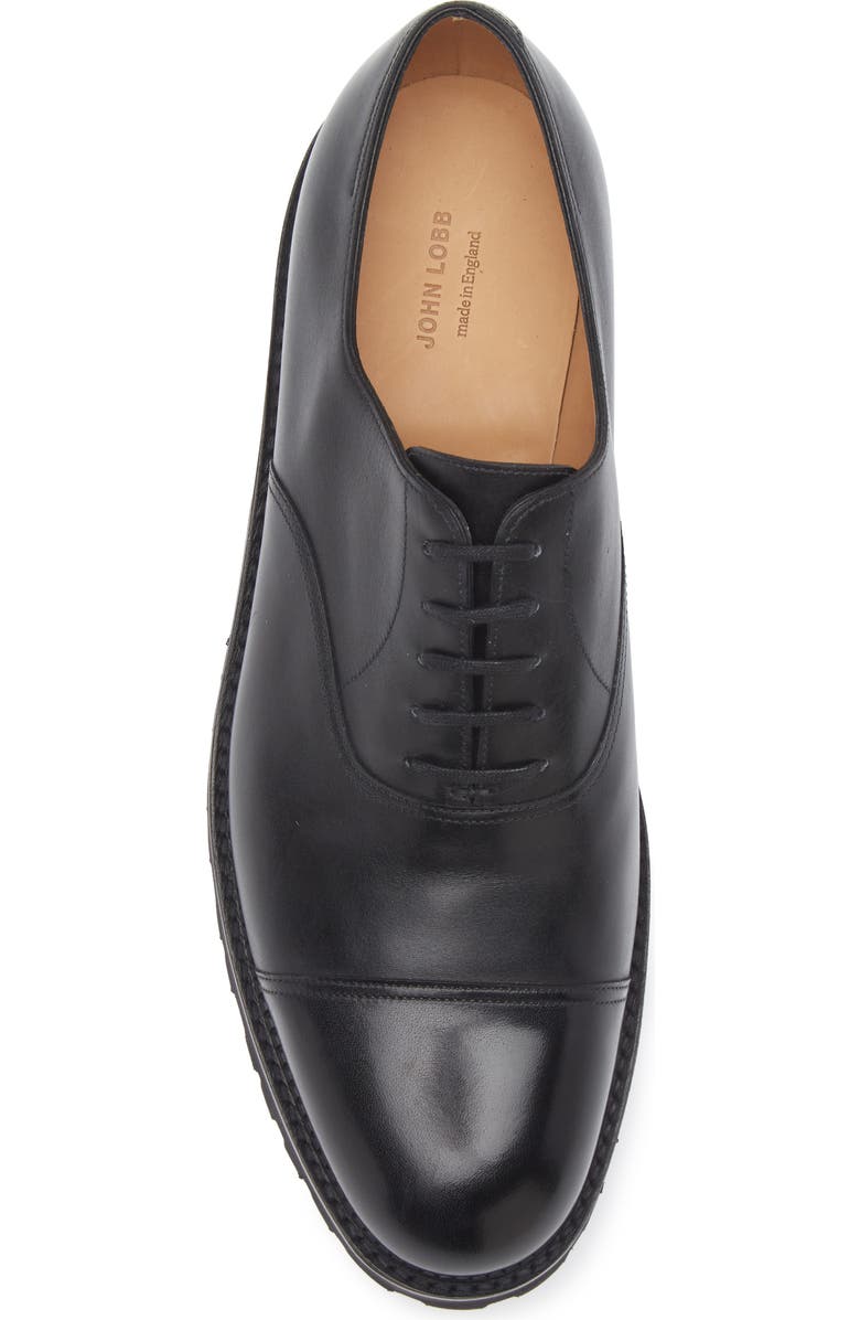 John Lobb City II Standard Cap Toe Oxford, Alternate, color, Black