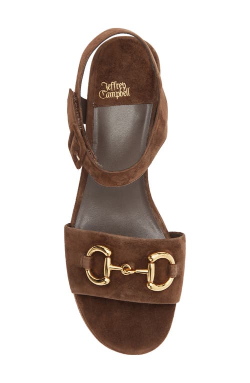 Jeffrey Campbell Timeless 2 Platform Sandal In Gold
