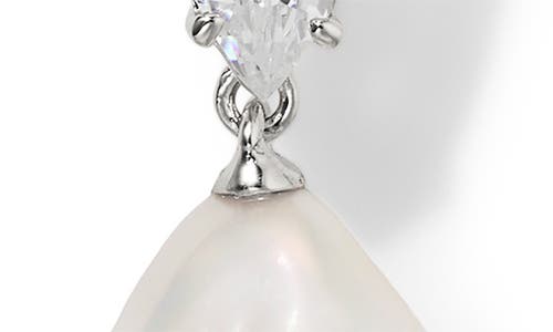Nadri London Baroque Pearl Drop Earrings