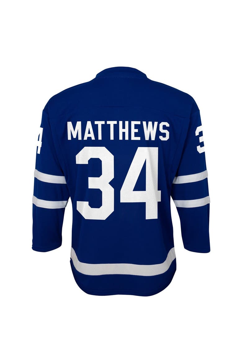 Preschool Auston Matthews Blue Toronto Maple Leafs  Replica Player Jersey, Alternate, color, Blue