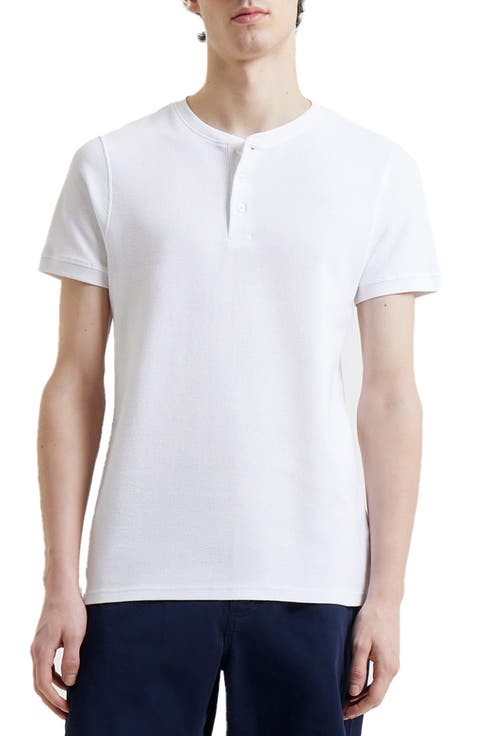 Micro Piqué Short Sleeve Henley
