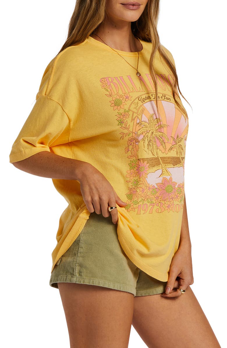 Billabong Under the Sun Oversize Graphic T-Shirt, Alternate, color,