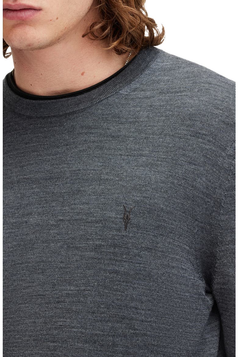 Mode Merino Wool Crewneck Sweater, Alternate, color, SMITH BLUE