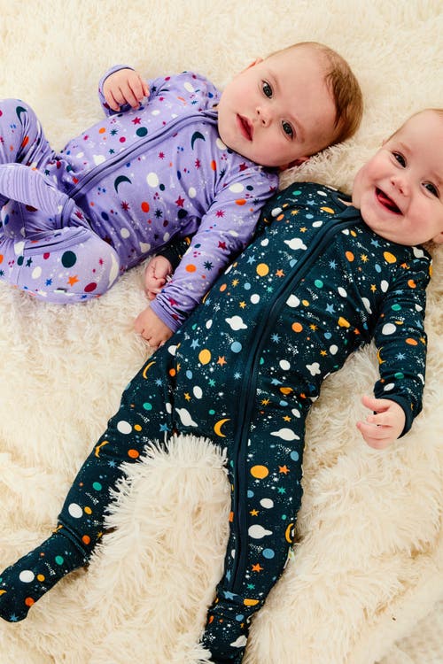 Clover Baby & Kids Soft & Stretchy Zipper Footie