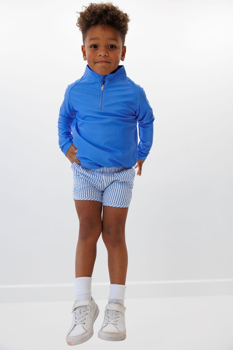 Boys Seersucker Super Short, Alternate, color, Blue Seersucker