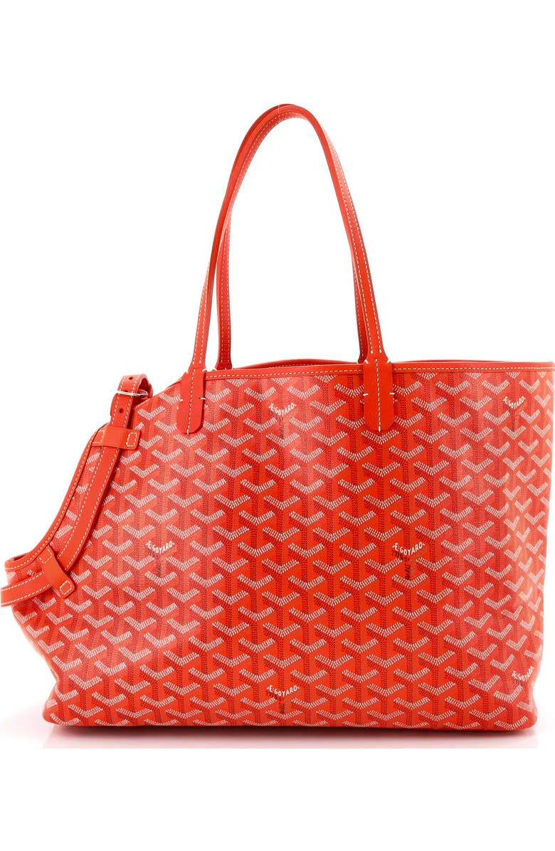 Pre-Owned Goyard Chien Gris Pet Carrier Tote Coated Canvas, Alternate, color, Orange