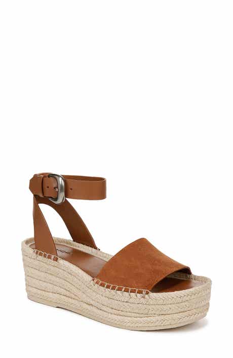 Vince Belisa Ankle Strap Espadrille Platform Wedge Sandal