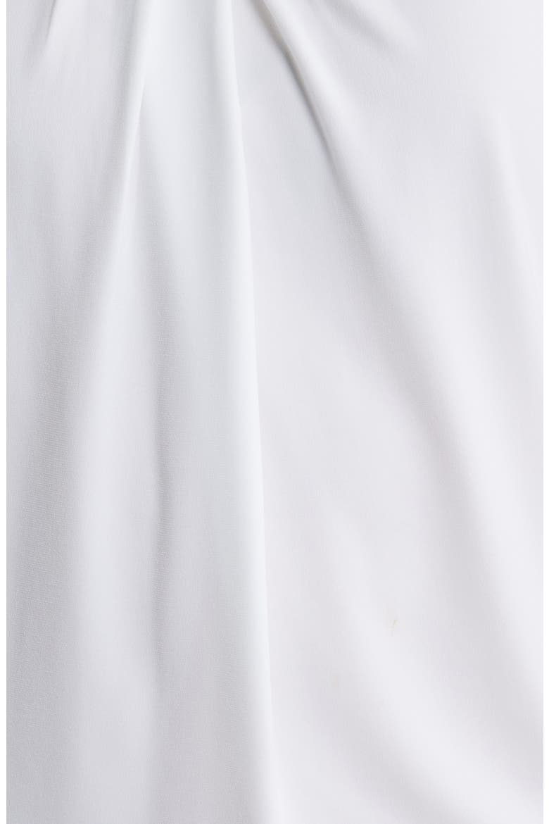 Asymmetric Pleat Neck Sleeveless Top, Alternate, color, CRISP WHITE