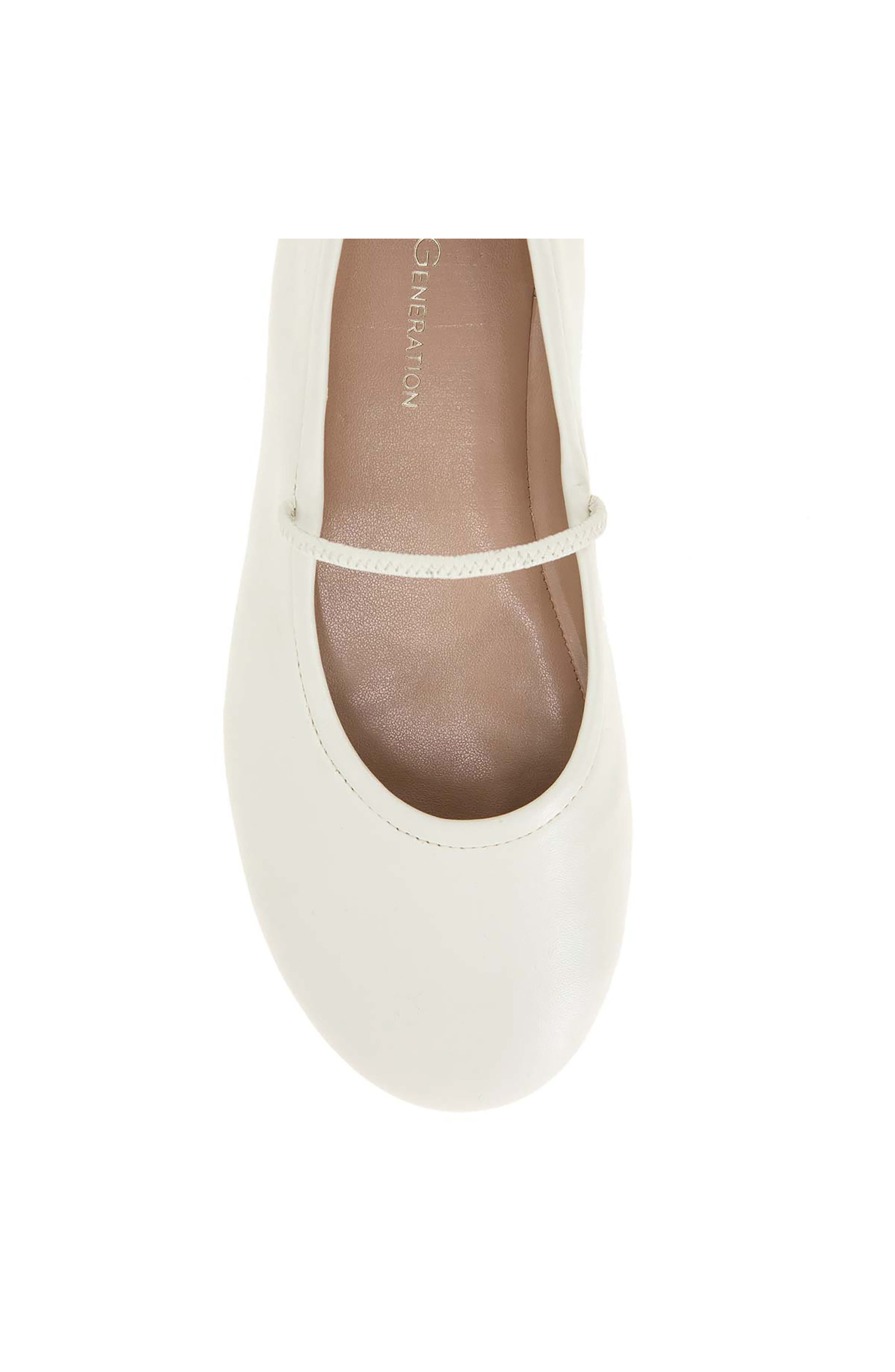 Marzi Ballet Flat, Alternate, color, BLANC