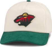 American Needle Men's American Needle Cream/Green Minnesota Wild Burnett Adjustable Hat