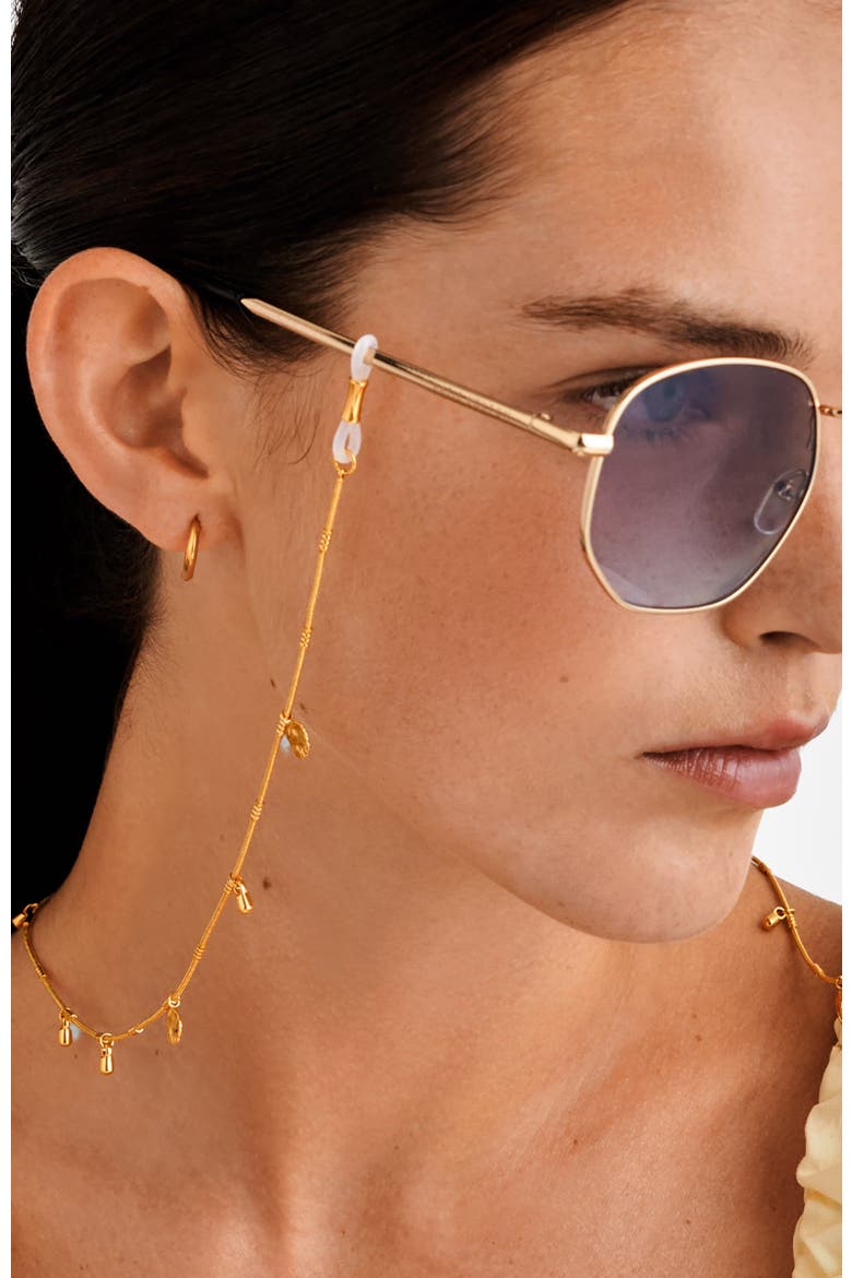 Cochellia Sunglasses Chain, Alternate, color, Gold Coated