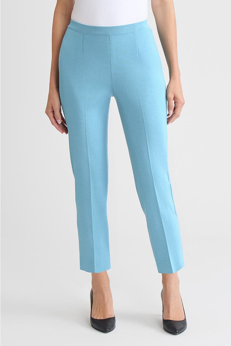 Knit Straight Leg Ankle Pants, Main, color, Serene