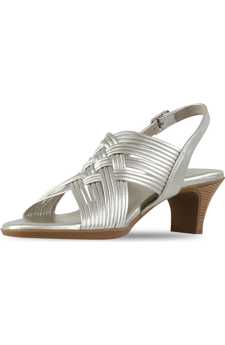 Munro Marianna Slingback Sandal, Alternate, color, Metallic