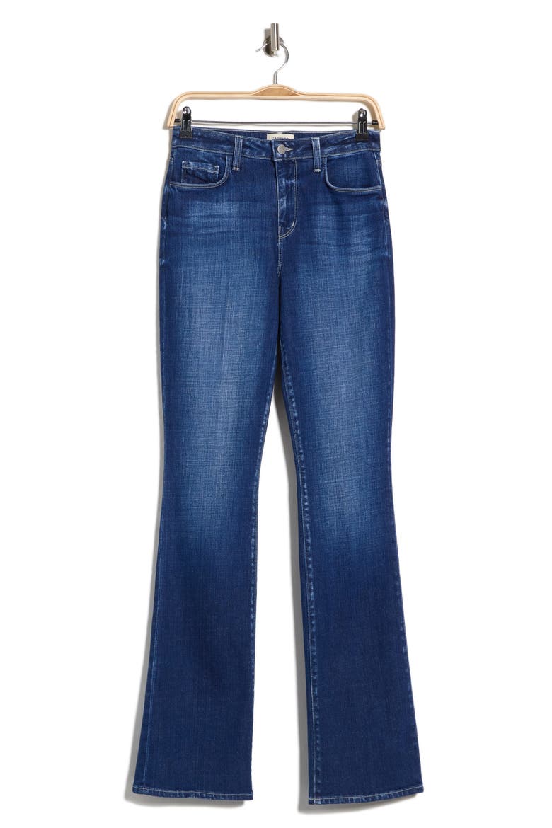 Selma High Waist Sleek Baby Bootcut Jeans, Alternate, color, BEACON