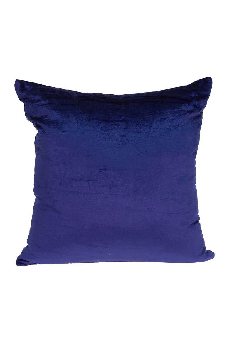 Topaz Transitional Solid Pillow - 22" x 22" - Royal Blue, Main, color, ROYAL BLUE