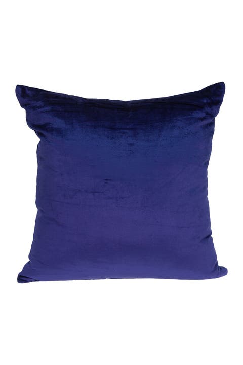 Topaz Transitional Solid Pillow - 22" x 22" - Royal Blue