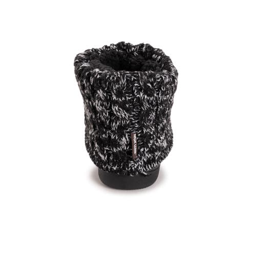 Muk Luks Rochelle Slipper Boot In Black