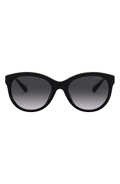 52mm Gradient Round Sunglasses