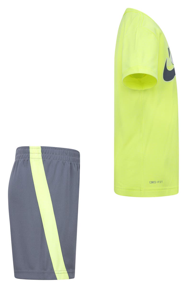 Nike Drop Dri-FIT Tee & Shorts Set, Alternate, color, Smoke Grey