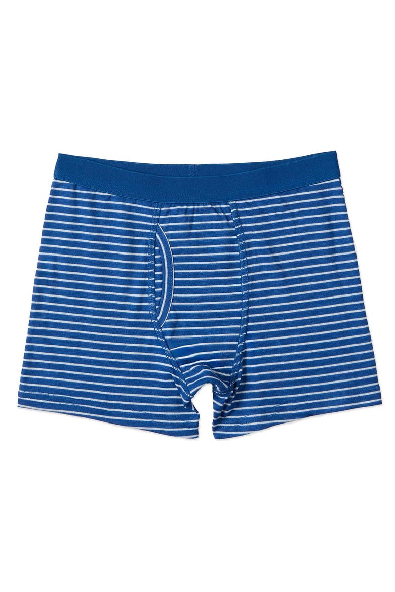 5 Pair Out Of The Blue Knit Boxer Briefs, Alternate, color, Blue Multi