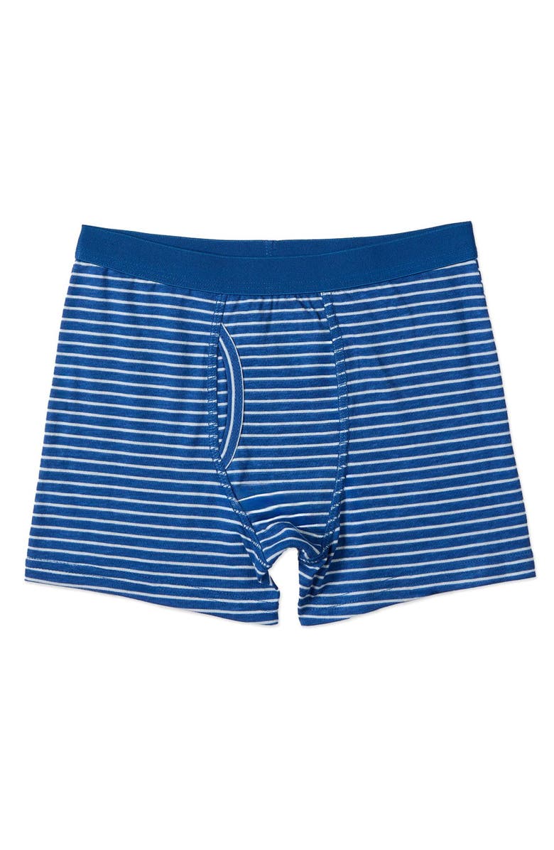 MeMoi 5 Pair Out Of The Blue Knit Boxer Briefs, Alternate, color, Blue Multi