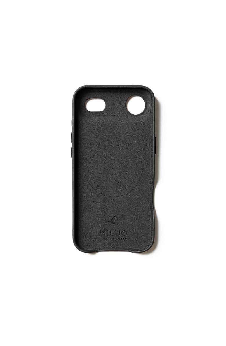 MUJJO Full Leather Case for iPhone Air, Alternate, color, Black