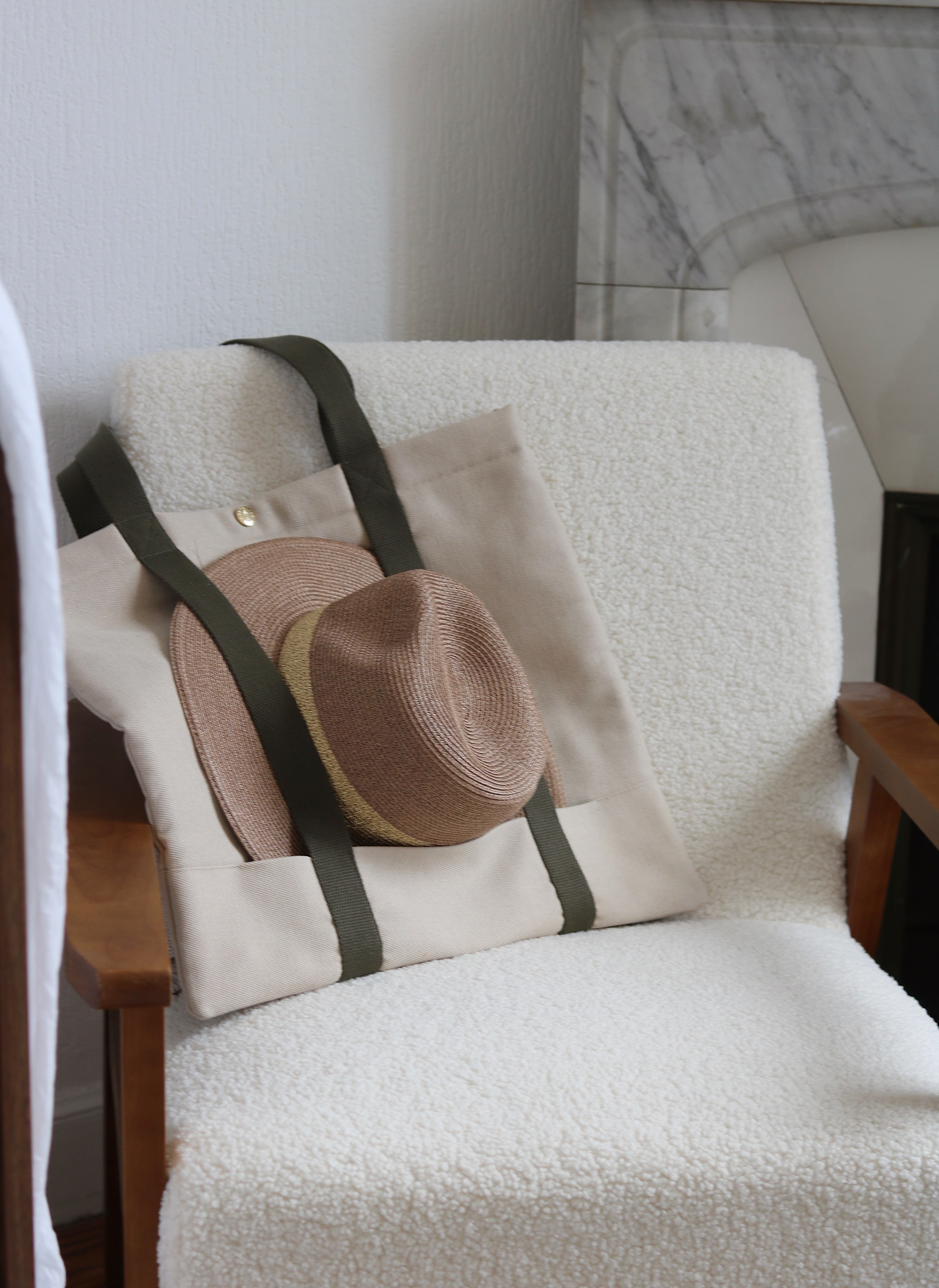 Parakalo Cotton Canvas Bag, Alternate, color, Natural