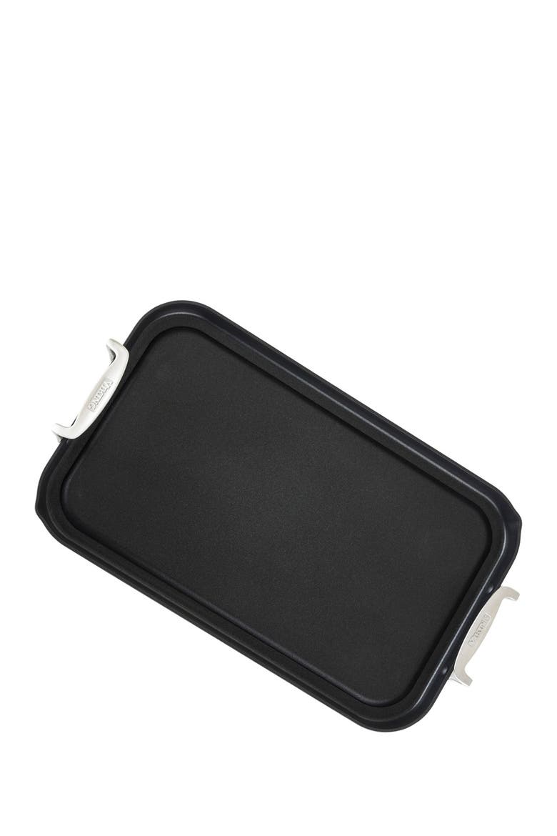 Hard Anodized Nonstick Griddle, Alternate, color, DARK GREY