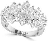 EFFY Sterling Silver Diamond Cluster Ring