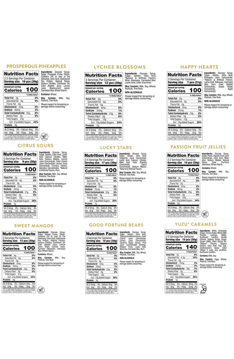 sugarfina Lunar New Year 2026 9-Piece Candy Cube Mini Trunk, Alternate, color, 