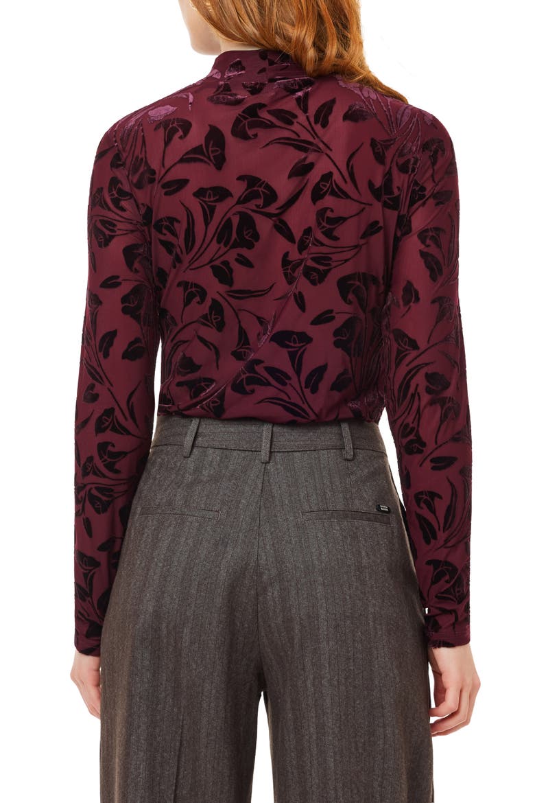 Mock Neck Sweater, Alternate, color, WINETASTING