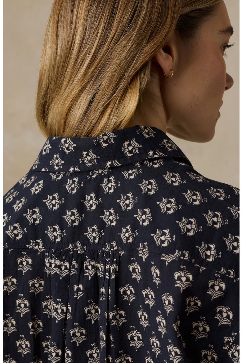 Suki Organic Cotton Shirt, Alternate, color, ECLIPSE BLOSSOM