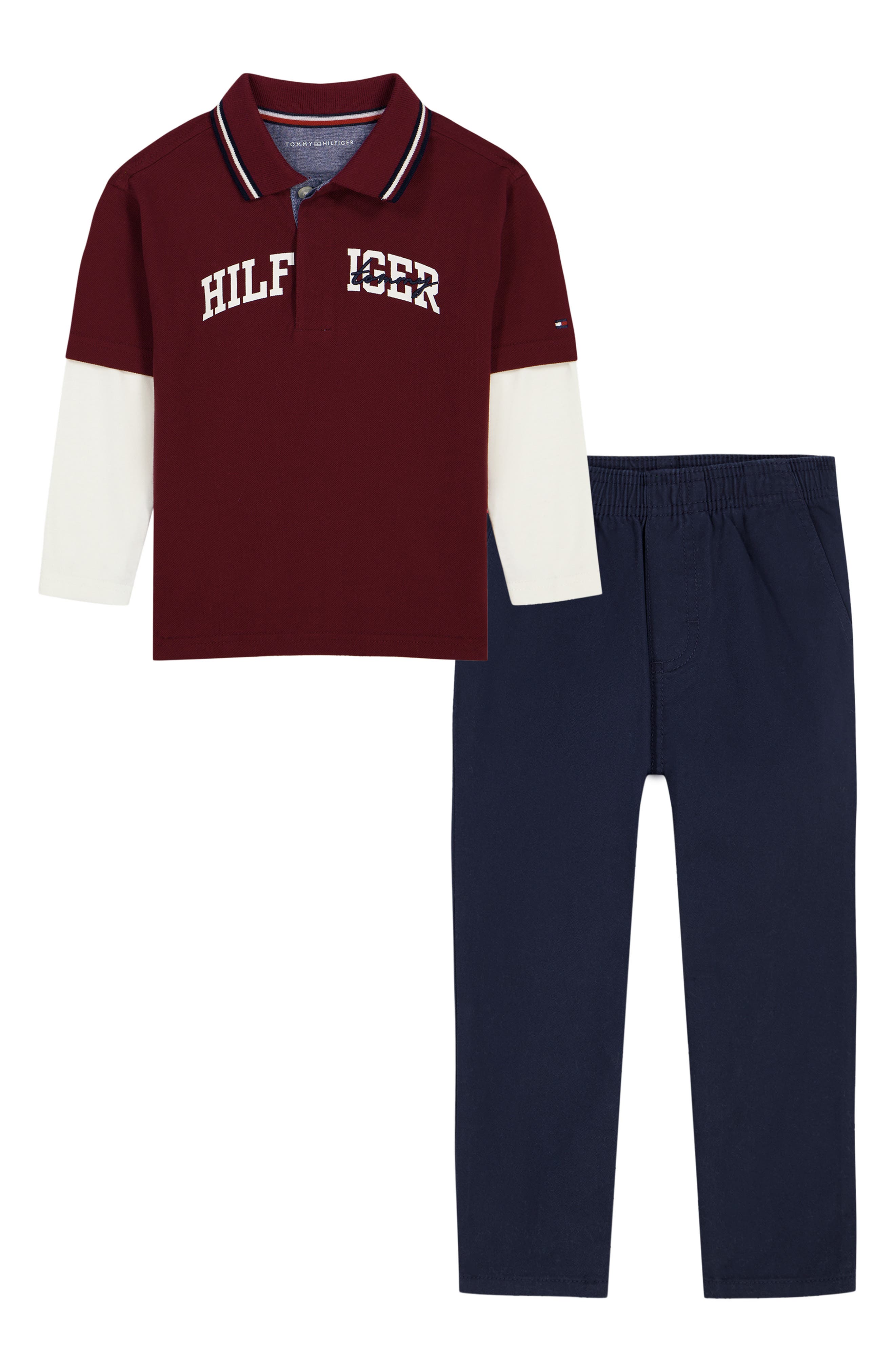 Kids' 2-Piece Polo & Pants Set