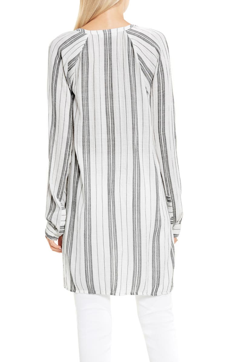 Two by Vince Camuto Stripe Cotton Gauze Tunic, Alternate, color, 