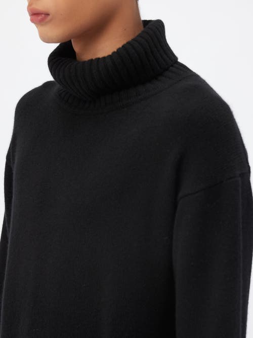Gobi Mongolian Cashmere Cashmere Turtleneck In Black