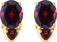 EFFY 14K Yellow Gold Garnet Earrings