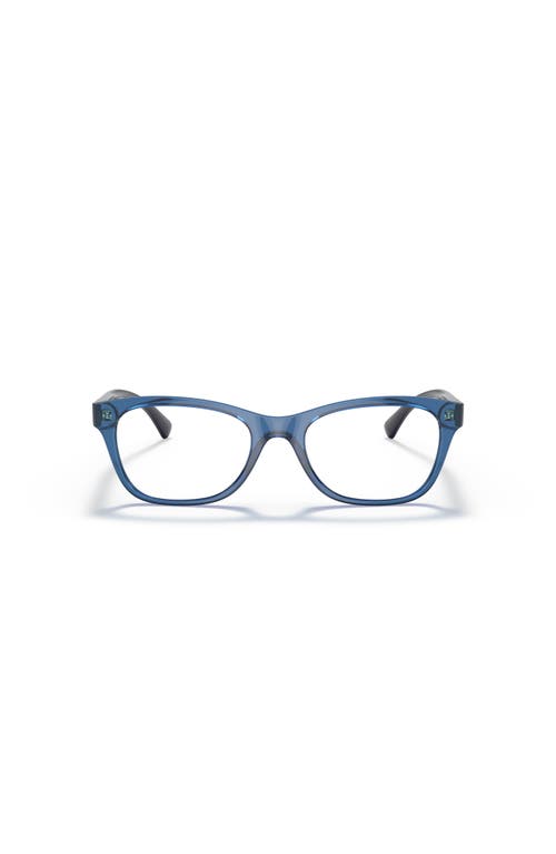 Vogue Eyewear 53mm Rectangle Optical Glasses In Blue