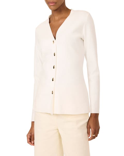 V Neck Longline Cardigan