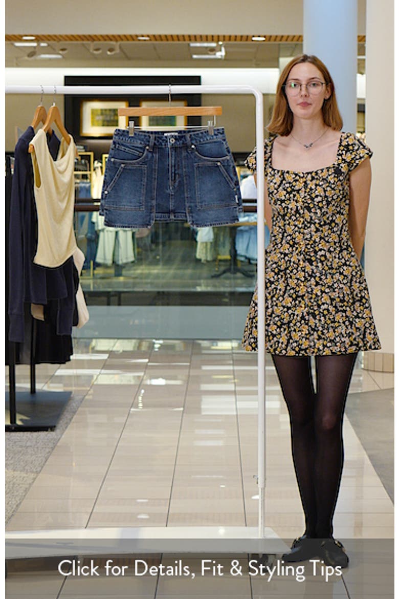 Cargo Denim Miniskirt video